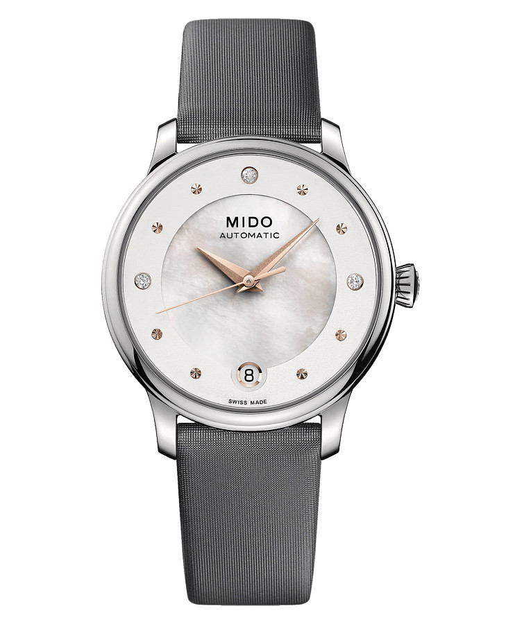 Часы Mido Baroncelli Lady Day & Night M039.207.16.106.00 — механические, сталь металл