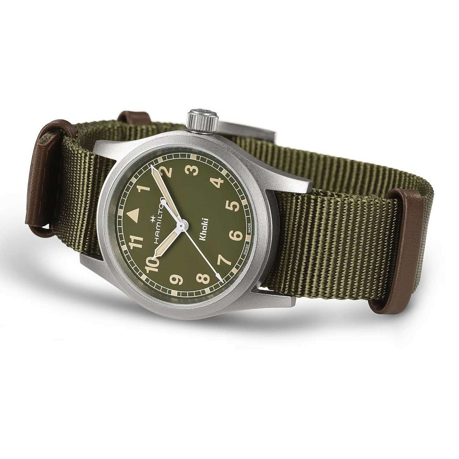 Часы Hamilton Khaki Field Quartz 33mm H69301960 — сталь, Швейцария