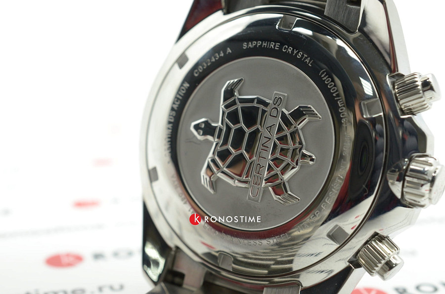 Часы Certina DS Action Chrono COSC C032.434.11.057.00 — мужские, нержавеющая сталь