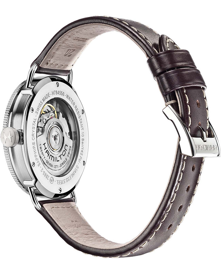 Часы Hamilton Khaki Field Pioneer Small Second Auto H78455543 — механические, металл сталь