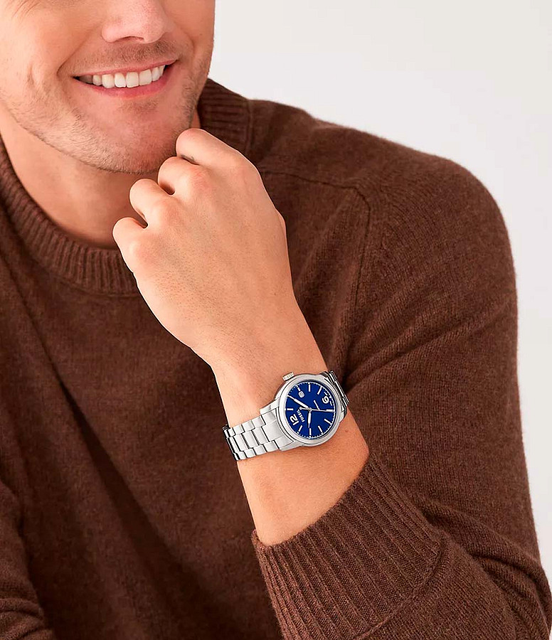 Часы Fossil Heritage ME3244 — механические, сталь металл
