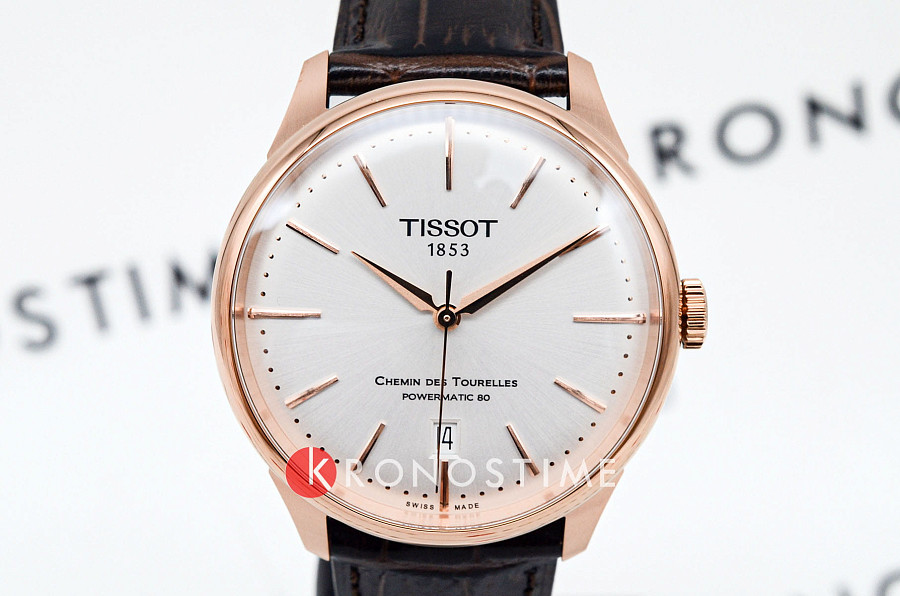 Часы Tissot Chemin des Tourelles Powermatic 80 T139.807.36.031.00 — Швейцария, механические