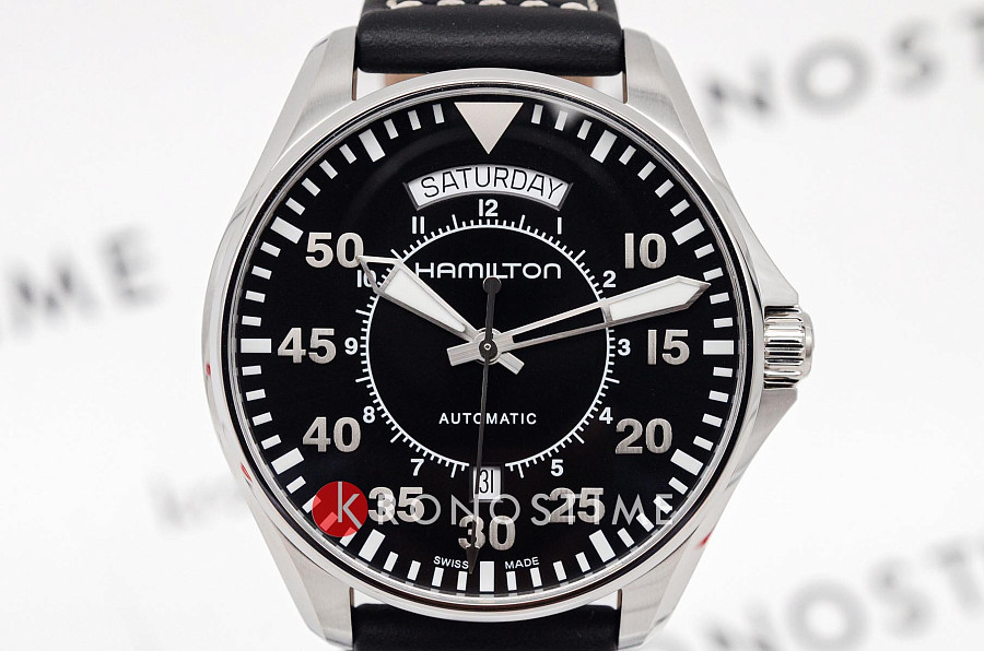 Часы Hamilton Khaki Aviation Pilot Day Date Auto H64615735 — Швейцария, механические
