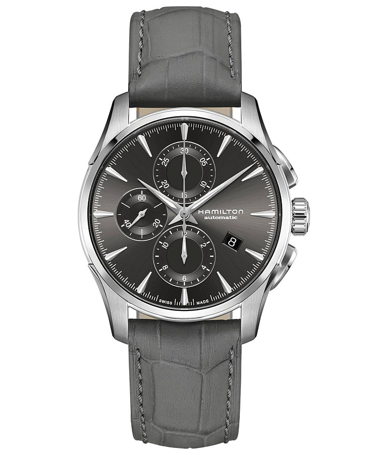 Часы Hamilton Jazzmaster Auto Chrono H32586881 — мужские, серый