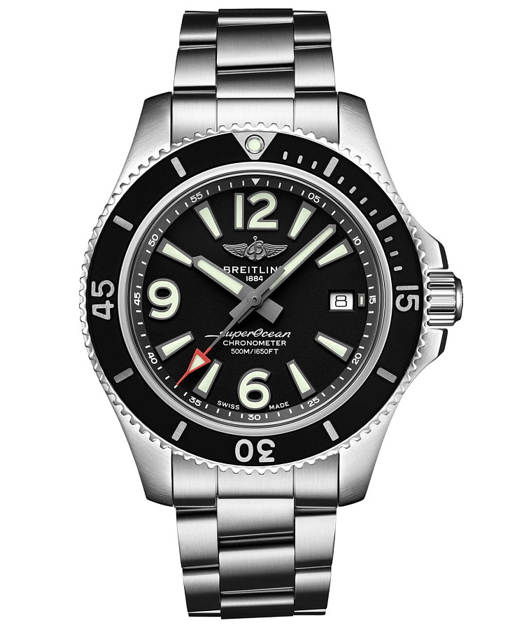 Часы Breitling Superocean Automatic 42 A17366021B1A1 — мужские, черный