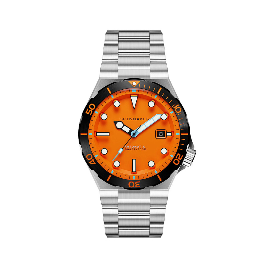 Часы Spinnaker Boettger SP-5083-AA — сталь металл, Англия