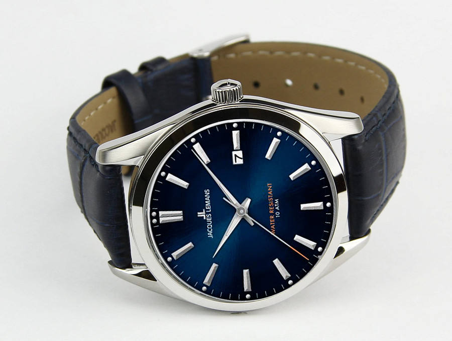 Часы Jacques Lemans Classic 1-1859C — мужские, кожаный
