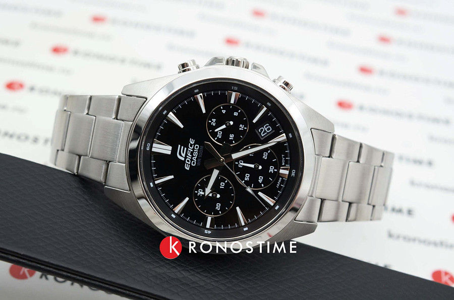 Часы Casio Edifice EFV-630D-1AVUDF (EFV-630D-1A) — сталь металл, Япония