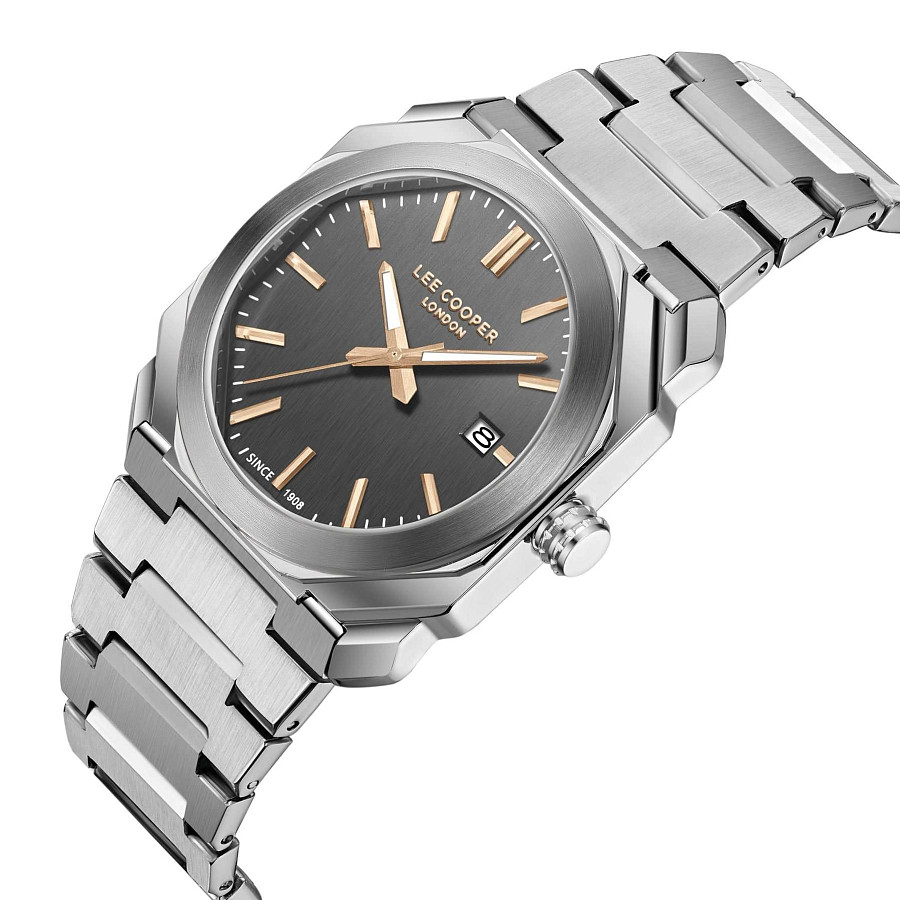 Часы Lee Cooper LC08185.360 — кварцевые, суперметалл металл