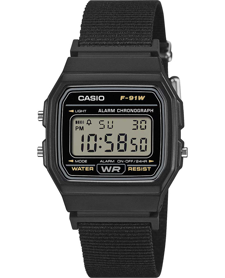 Часы Casio Collection F-91WF-1A — женские, черный