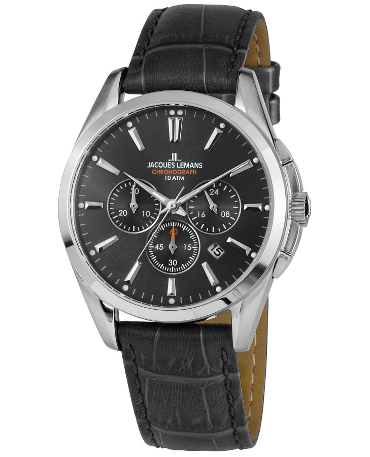 Часы Jacques Lemans Classic 1-1945A — мужские, черный