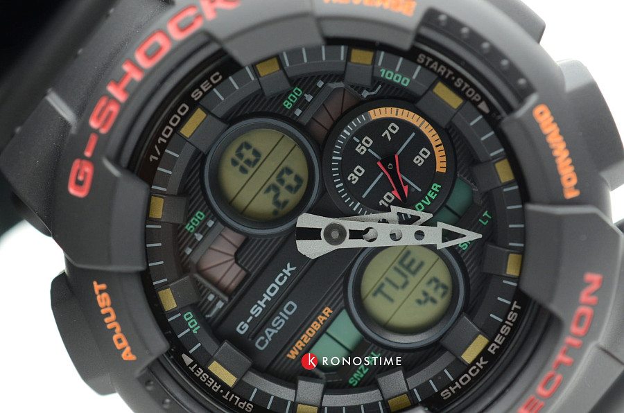 Часы Casio G-Shock GA-140-1A4DR (GA-140-1A4) — мужские, артикул GA-140-1A4
