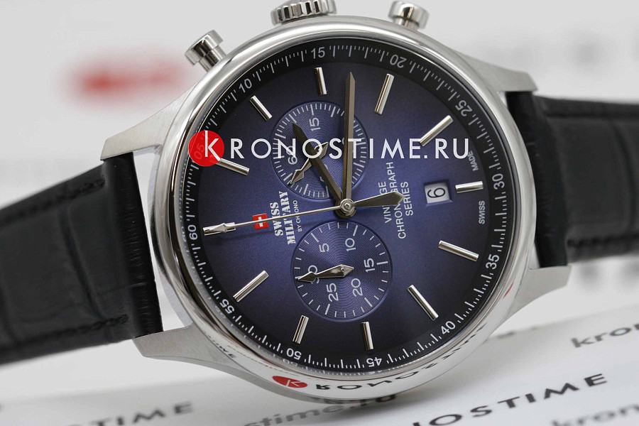 Часы Swiss Military by Chrono SM30192.08 — кварцевые, сталь металл