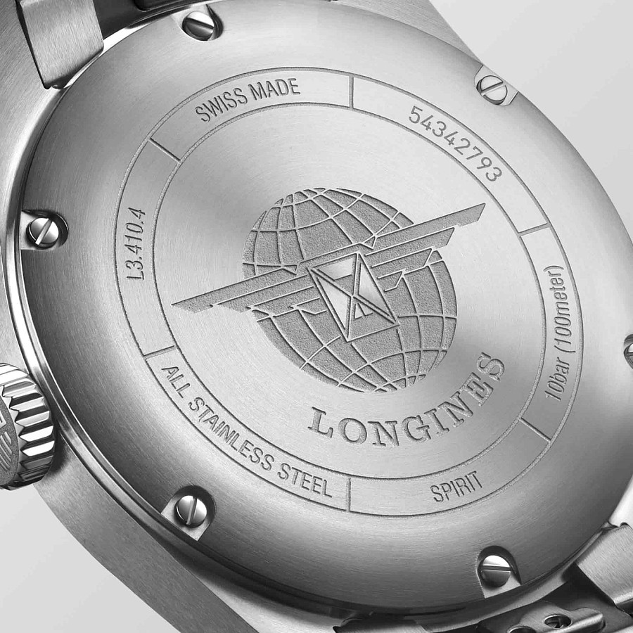 Часы Longines Spirit L3.410.4.93.6 — мужские, нержавеющая сталь