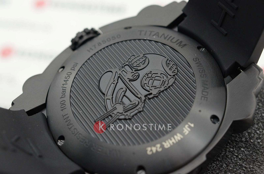 Часы Hamilton Khaki Navy BeLOWZERO Auto Titanium H78505330 — артикул H78505330, мужские