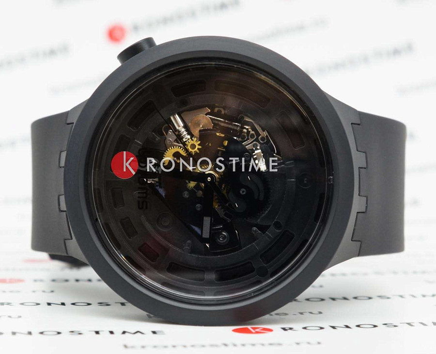 Часы Swatch Big Bold Bioceramic Lacquered SB03B100 — кварцевые, биокерамика