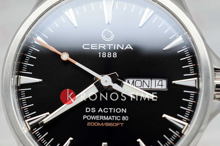 Часы Certina DS Action Day-Date Powermatic 80 C032.430.11.051.00 — нержавеющая сталь, мужские