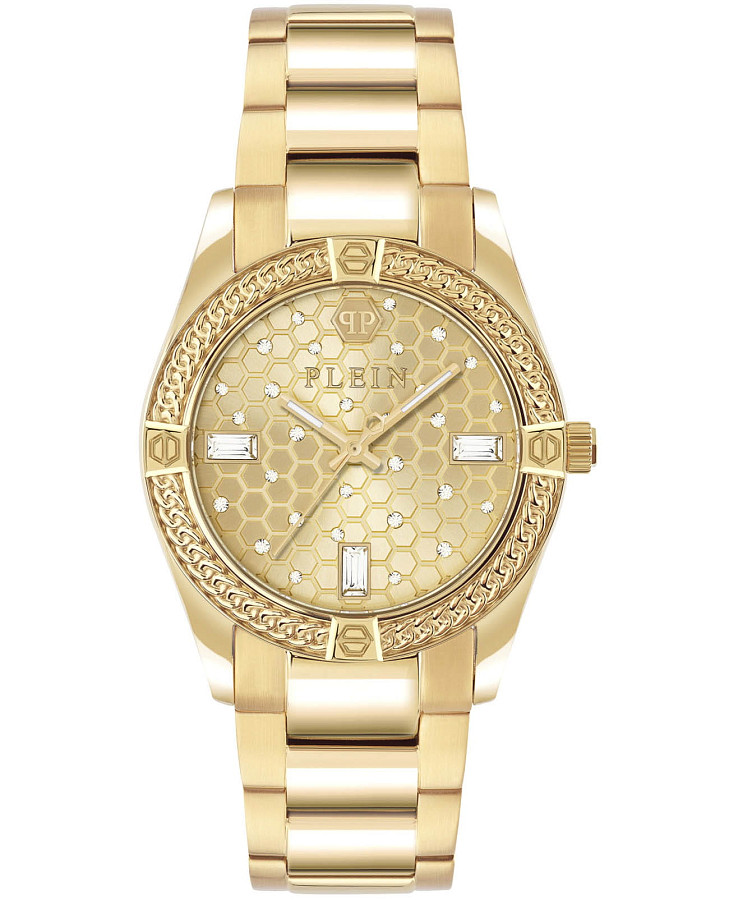 Часы Philipp Plein Plein Icon Chain PW1FA0425 — женские, золотой