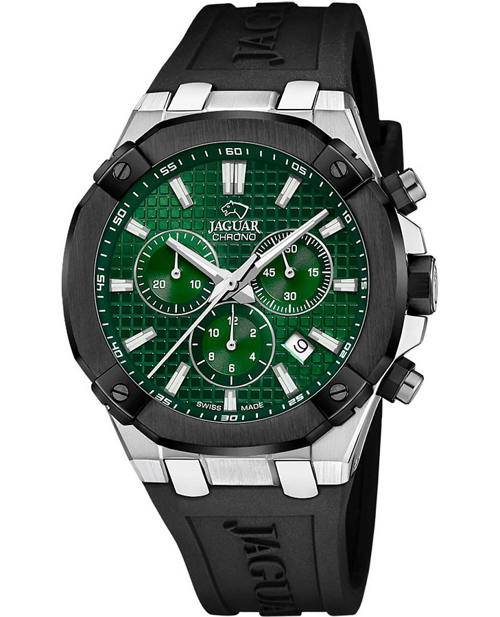 Часы Jaguar Diplomatic Quartz J1020/1 — мужские, зеленый