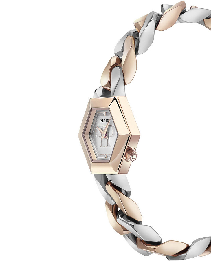 Часы Philipp Plein The Hexagon Groumette PWWBA0223 — нержавеющая сталь с ip-покрытием, женские