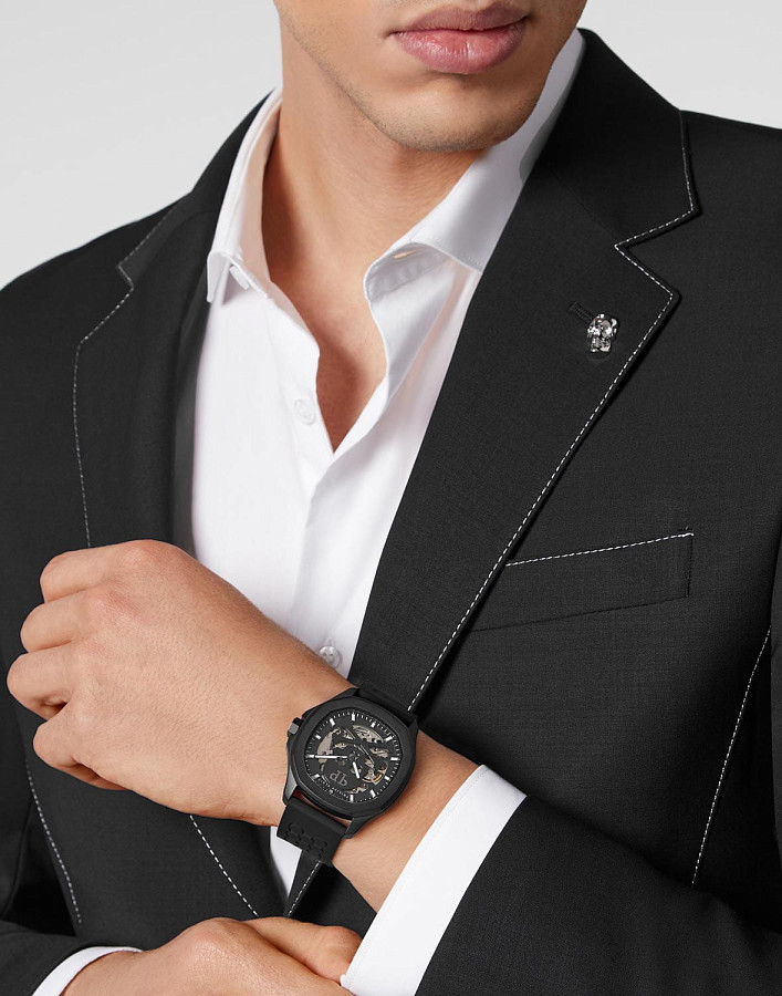 Часы Philipp Plein Plein Philipp PWRAA0923 — механические, металл сталь