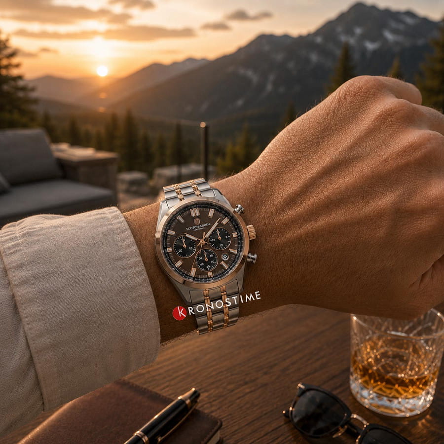 Часы Scotch&Soda SSM.106D — нержавеющая сталь с pvd-покрытием, мужские