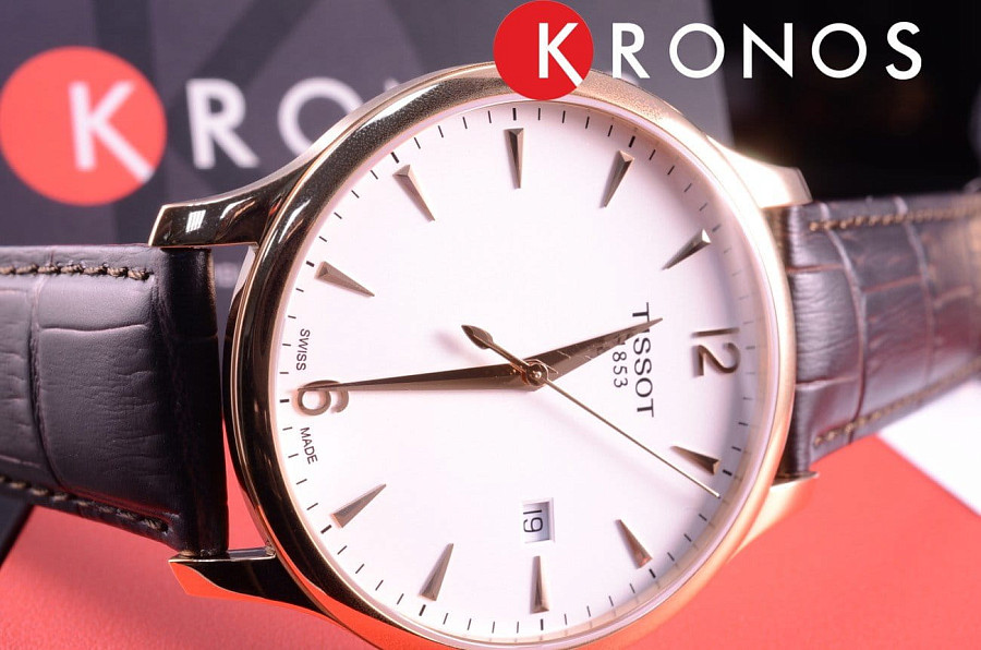 Часы Tissot Tradition T063.610.36.037.00 — сталь металл, Швейцария
