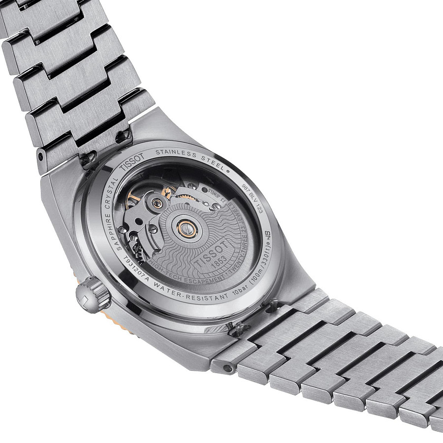 Часы Tissot PRX Powermatic 80 18K T931.207.41.336.00 — сталь металл, Швейцария