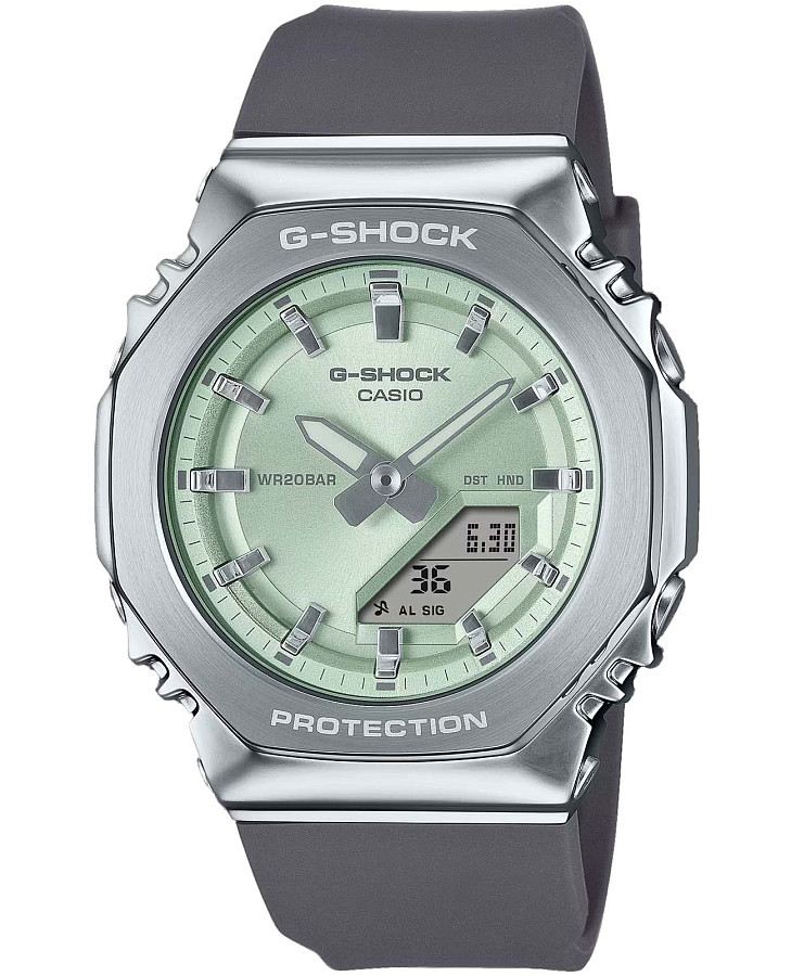 Часы Casio G-Shock GM-S2110-3A — женские, зеленый