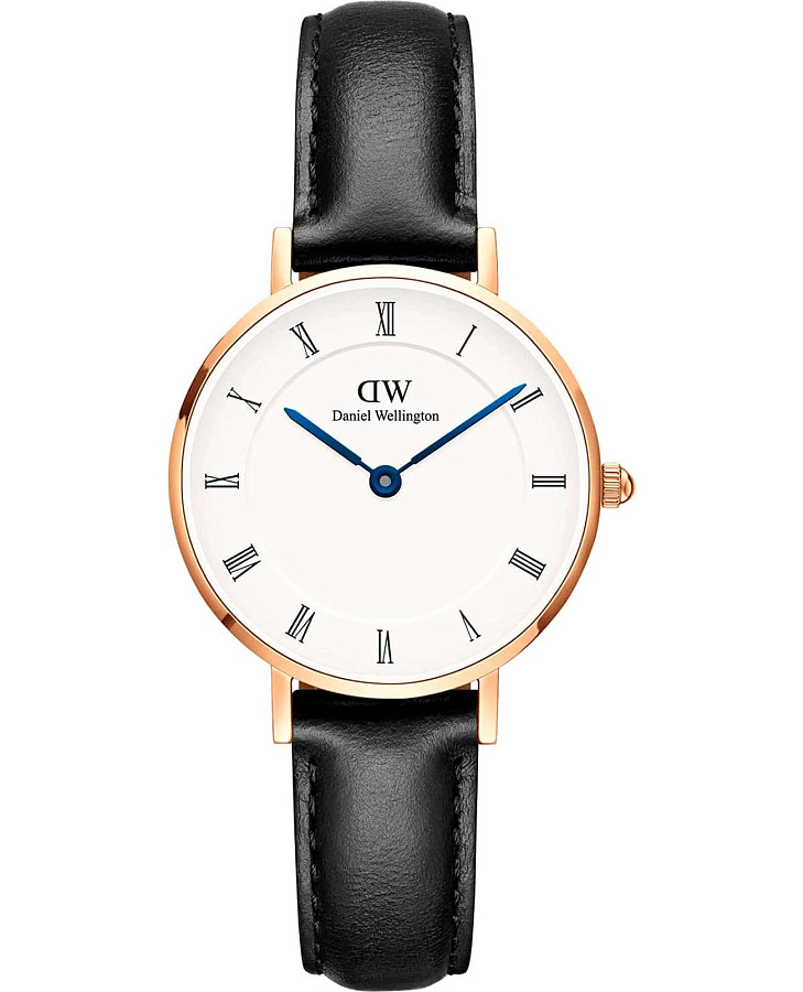 Часы Daniel Wellington Petite Roman Numerals Sheffield Rose Gold DW00100683 — женские, белый