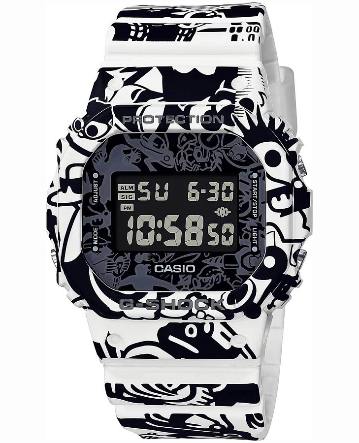 Часы Casio G-Shock DW-5600GU-7 — мужские, черный