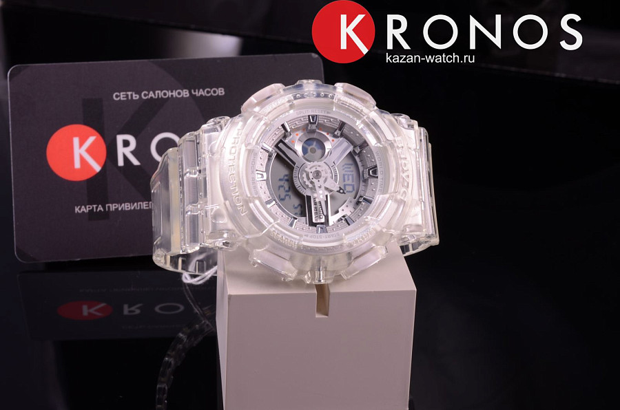 Часы Casio Baby-G BA-110CR-7ADR (BA-110CR-7A) — кварцевые, пластик