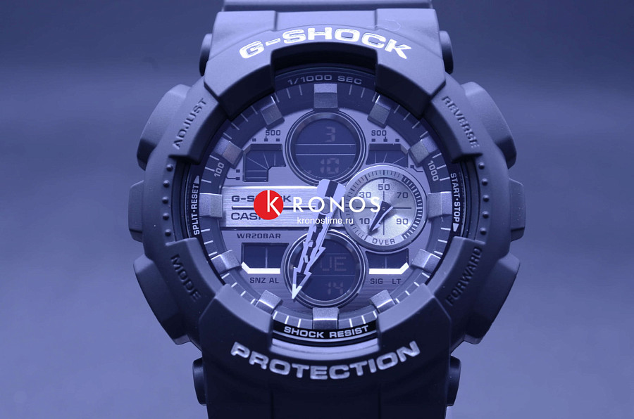 Часы Casio G-Shock GA-140GM-1A1 — серебристый, пластик