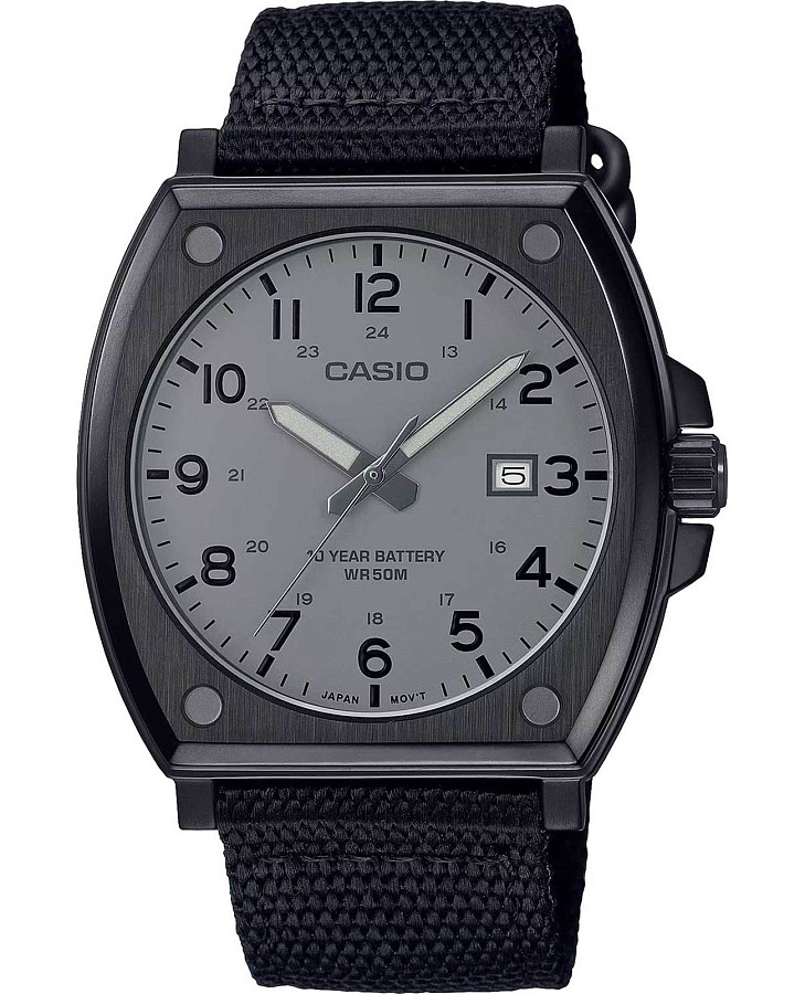 Часы Casio Collection MTP-E715C-8A — мужские, серый