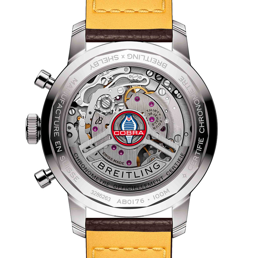 Часы Breitling Top Time B01 Shelby Cobra AB01763A1C1X1 — механические, металл сталь
