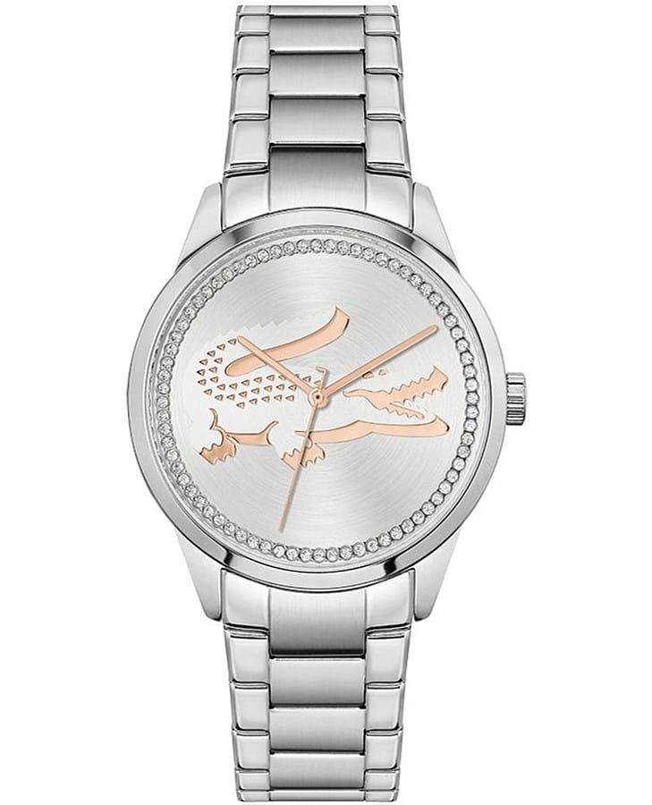 Часы Lacoste Ladycroc 2001189 — женские, серебристый