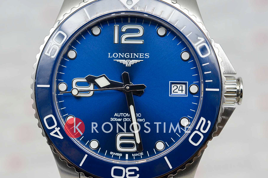 Часы Longines HydroConquest L3.780.4.96.6 — сталь металл, Швейцария