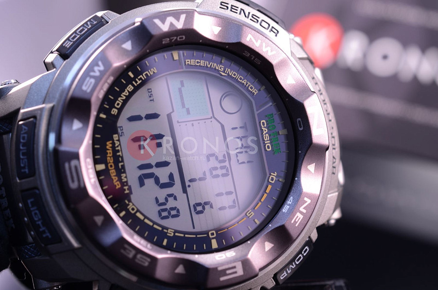 Часы Casio Pro Trek PRW-2500T-7E — алюминий металл, Япония