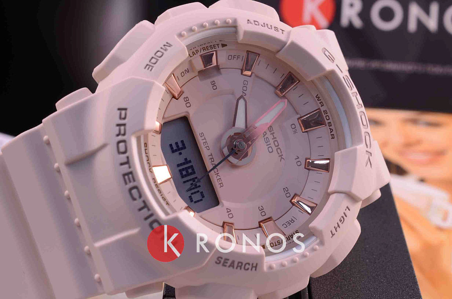 Часы Casio G-Shock GMA-S130PA-4A — пластик, Япония
