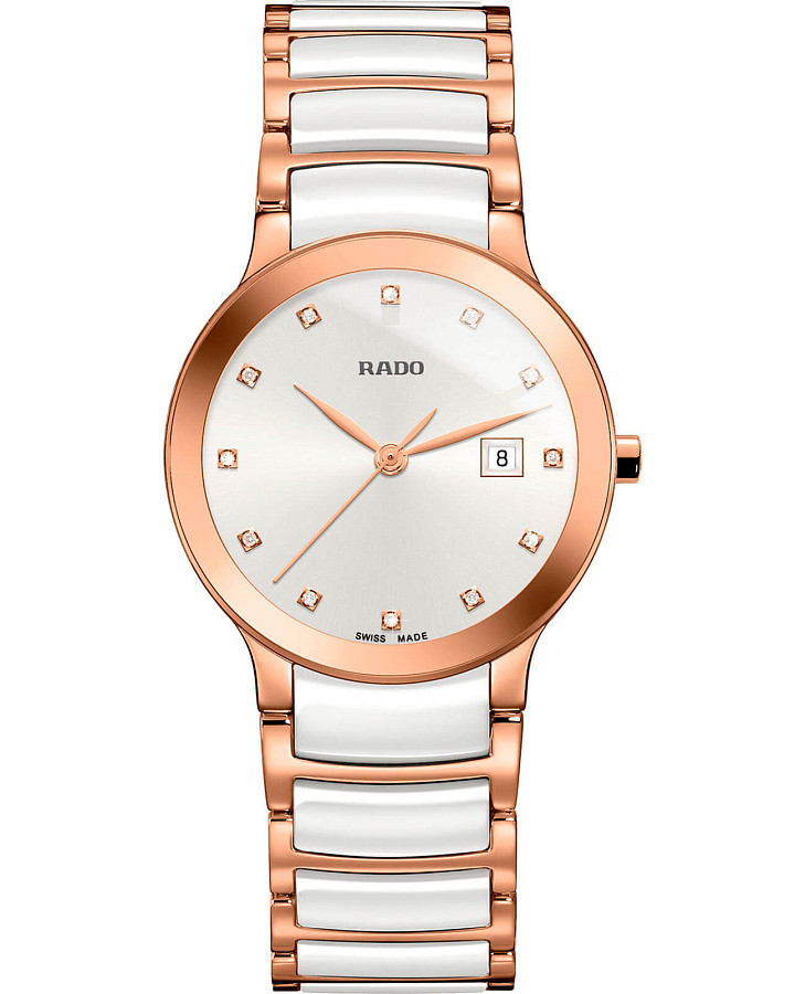 Часы Rado Centrix Diamonds R30512742 — женские, белый