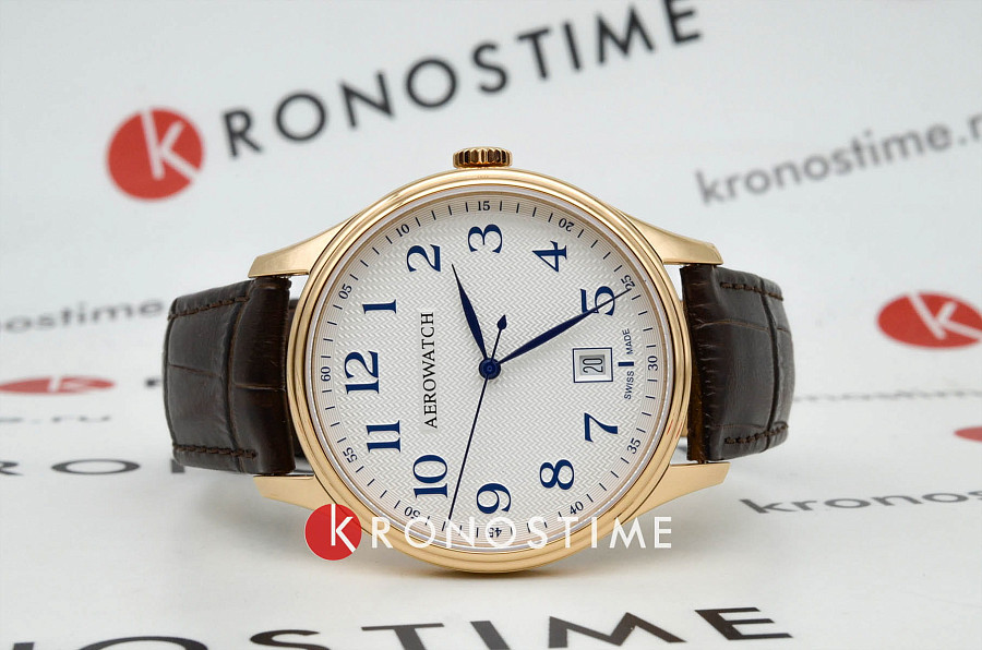 Часы Aerowatch Les Grandes Classiques 42102 RO05 — кварцевые, сталь металл