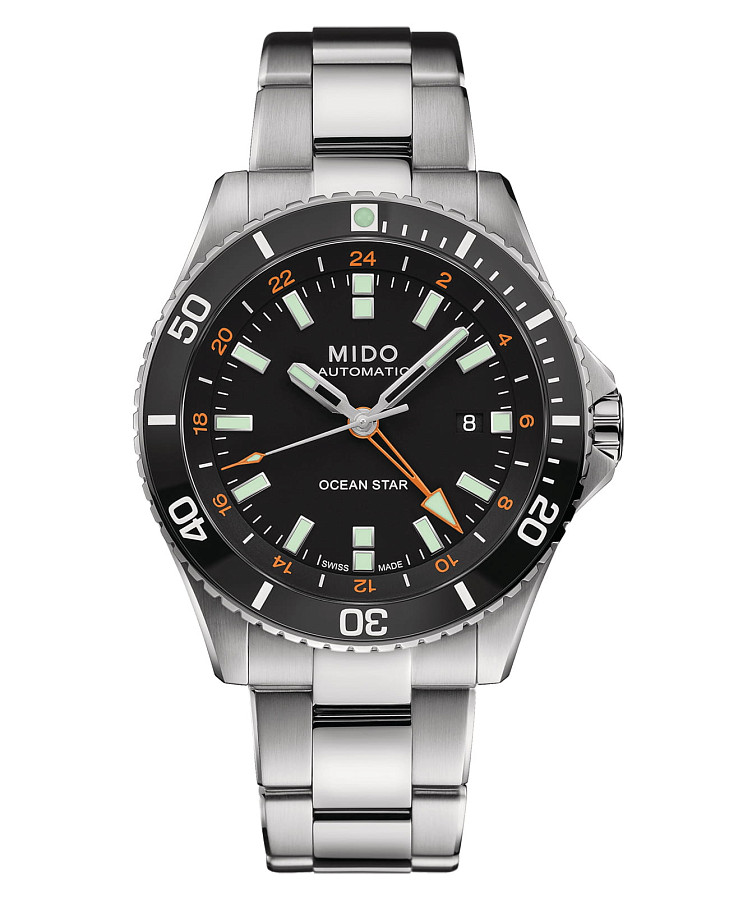 Часы Mido Ocean Star GMT M026.629.11.051.01 — мужские, черный