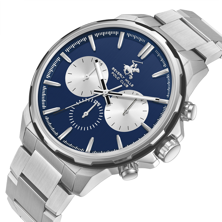 Часы Beverly Hills Polo Club BP3651X.390 — кварцевые, сталь металл