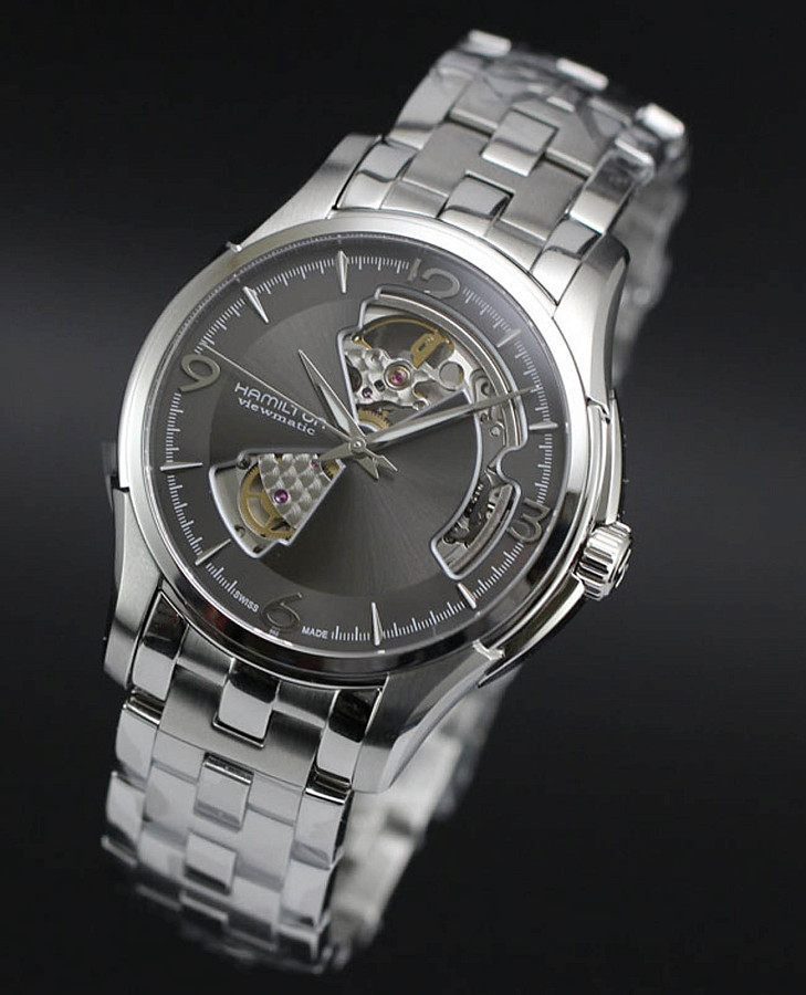 Часы Hamilton Jazzmaster Open Heart Auto H32565185 — сталь металл, Швейцария