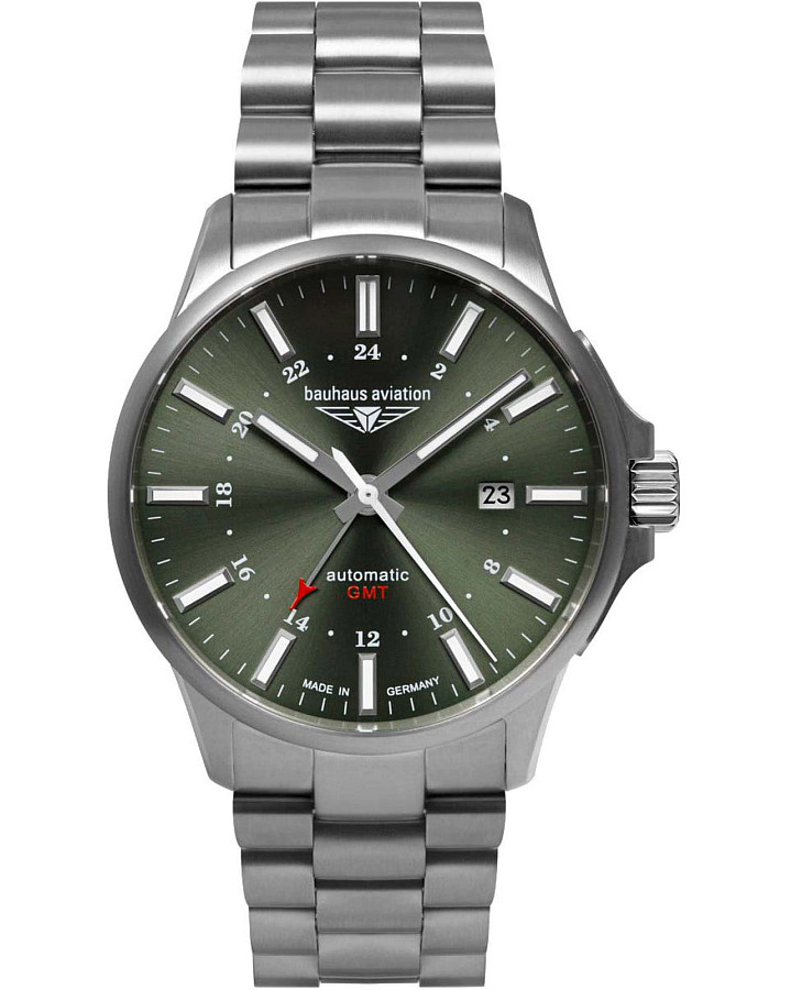 Часы Bauhaus Aviation 2868M4 — мужские, зеленый
