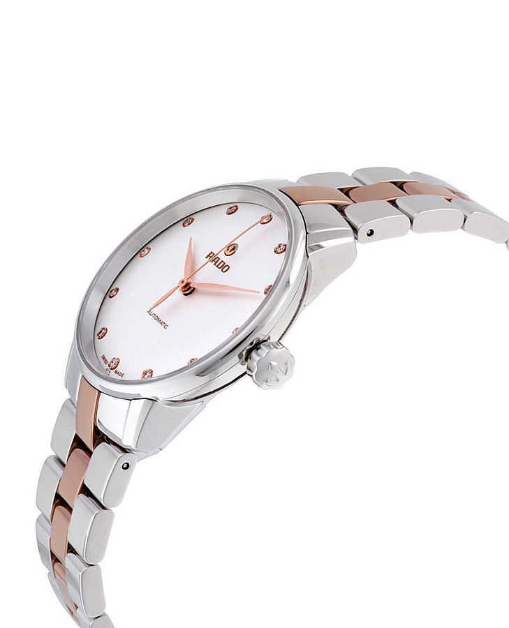 Часы Rado Coupole Classic Automatic Diamonds R22862742 — механические, сталь металл