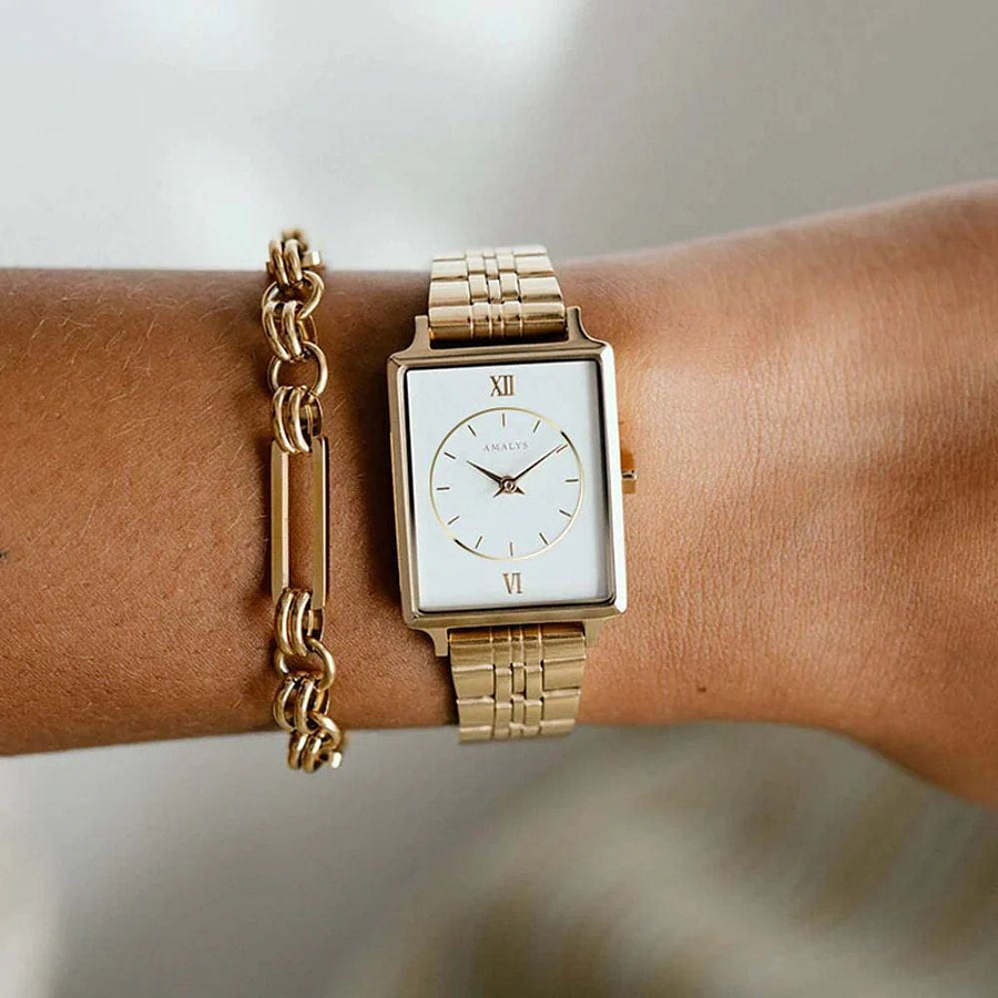 Часы Amalys Hepburn AMW-119 — нержавеющая сталь с pvd-покрытием, женские