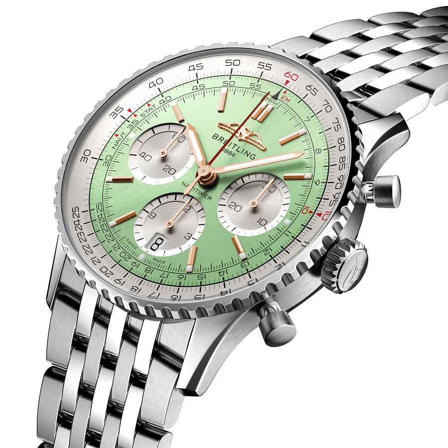 Часы Breitling Navitimer B01 Chronograph 41 AB0139211L1A1 — Швейцария, механические