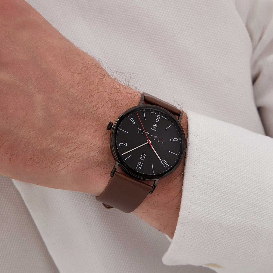 Часы УЧЗ Spectr 1318B11L3 — кварцевые, латунь
