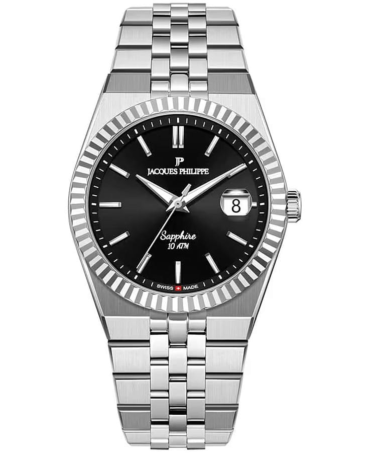 Часы Jacques Philippe Virtus JPQGS1041316 — мужские, черный
